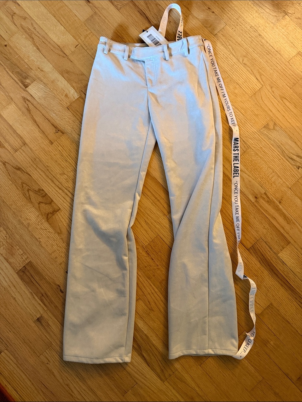 Mars the label suede trousers